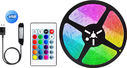 Strip light rgb 5m  شريط الليد